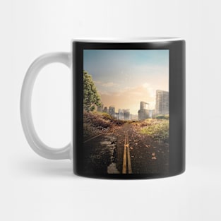 Overgrown Road To The City Mug